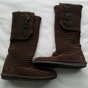 Bearpaw knit boots